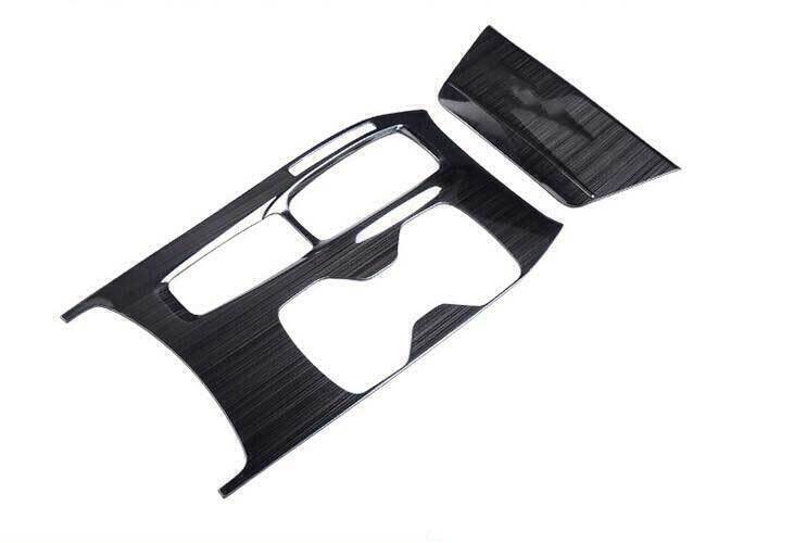 for Honda Accord 18-22 Black Steel Console Gear Shift Panel Frame Cover Trim 2P