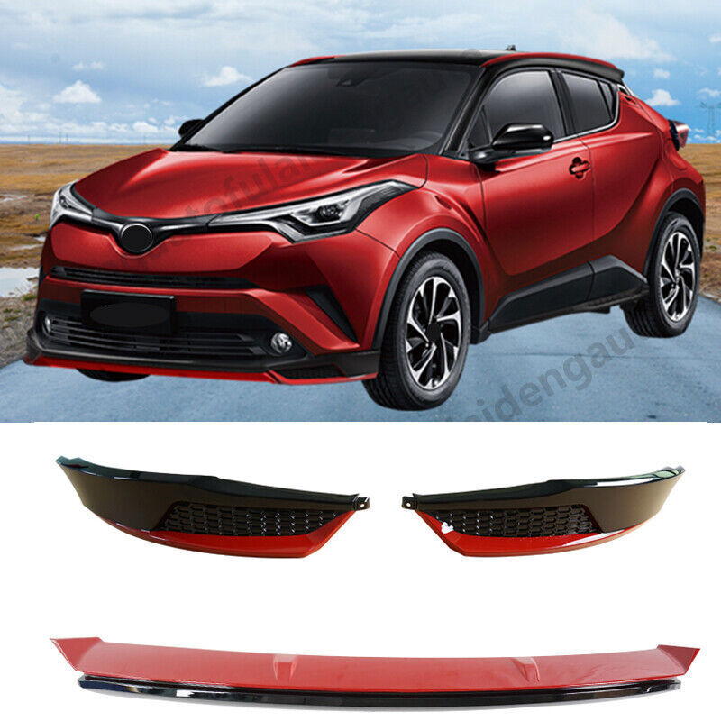 for Toyota C-HR CHR 2018-2019 Front Bumper Lip Surround Molding Cover Trim Guard