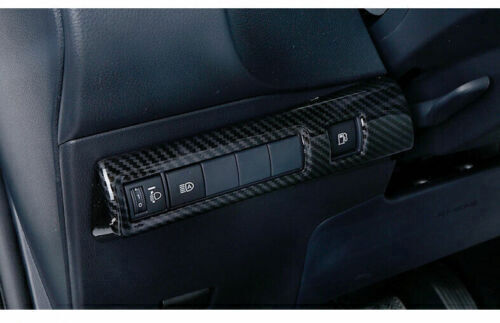 for Toyota for Corolla 20-2024 Carbon Fiber Look Headlight Switch Control Frame Trim