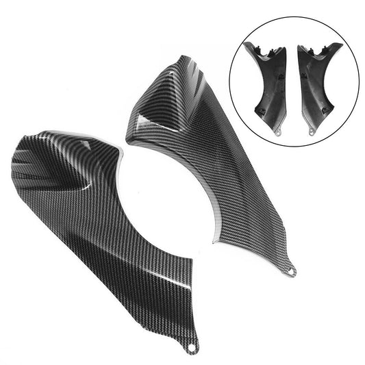 2pc Carbon Fiber Front Dash Air Duct Intake Fairing For ZX-6R 2007 2008