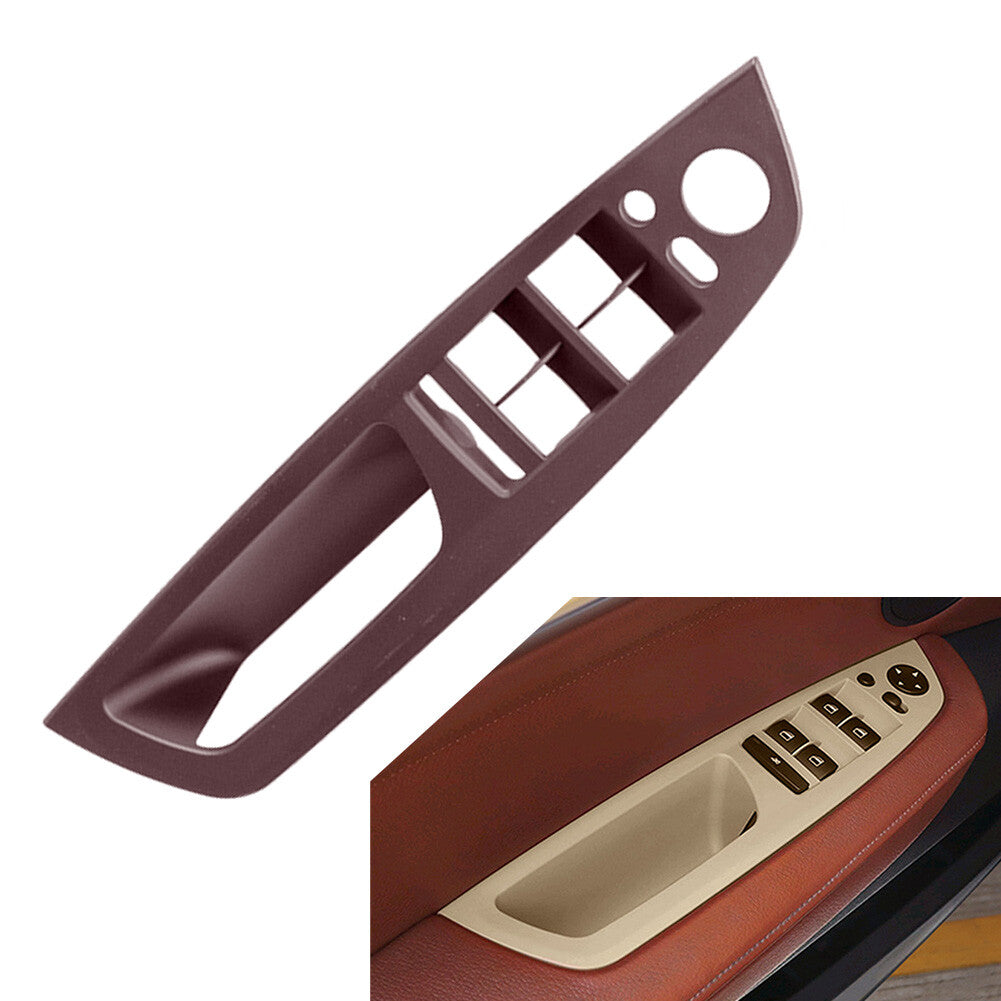 1x Front Inner Door Panel Handle Pull Trim Cover Fits for BMW X5 E70 X6 E71 E72 LHD