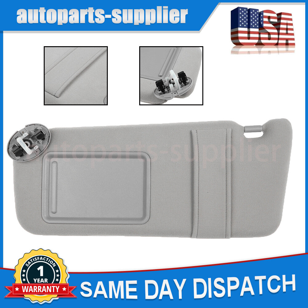 2007-2011 for Toyota for Camry , driver's side sun visor with sunroof and light gray color