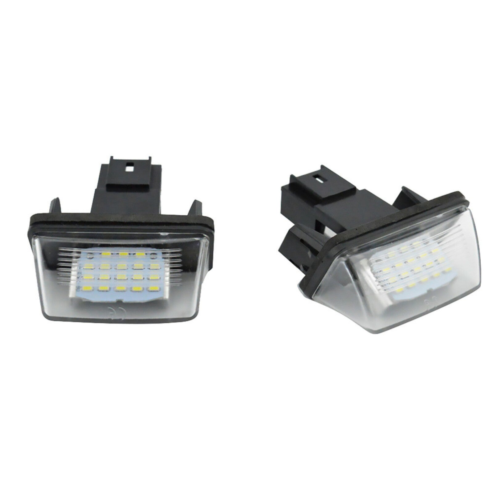 1 Pair Error LED License Plate Lights for Peugeot 206 207 307 308/ for Citroen