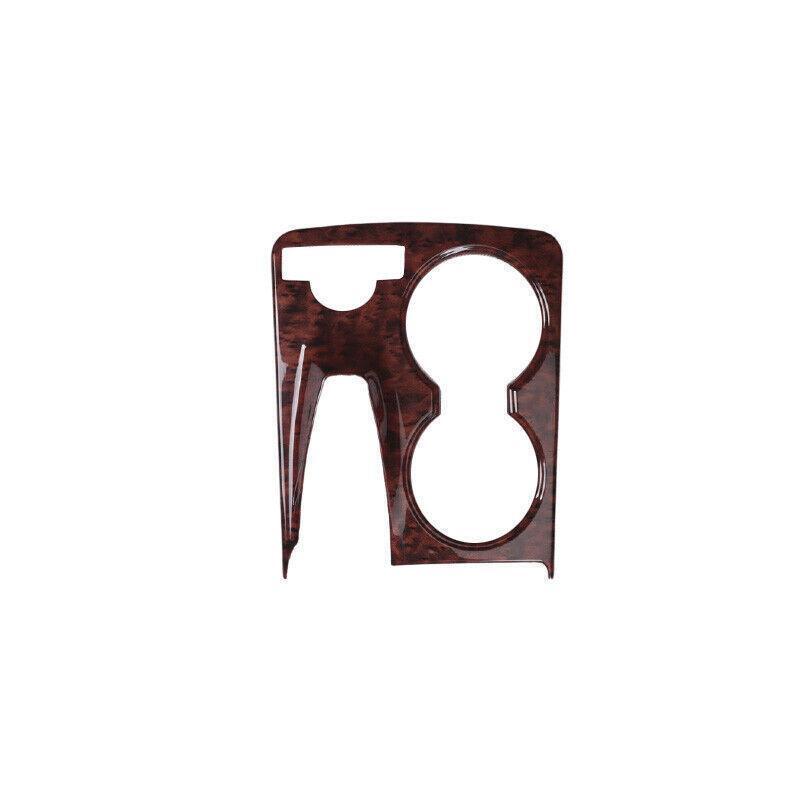 for Mercedes-Benz GLK 2009-2015 Agate Wood Gear Shift Water Cup Panel Cover Trim