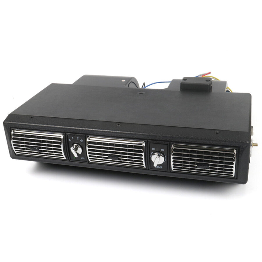 12V 3 Vents Air Conditioner Cooler Heater Dash Evaporator for Truck Hot Rod US