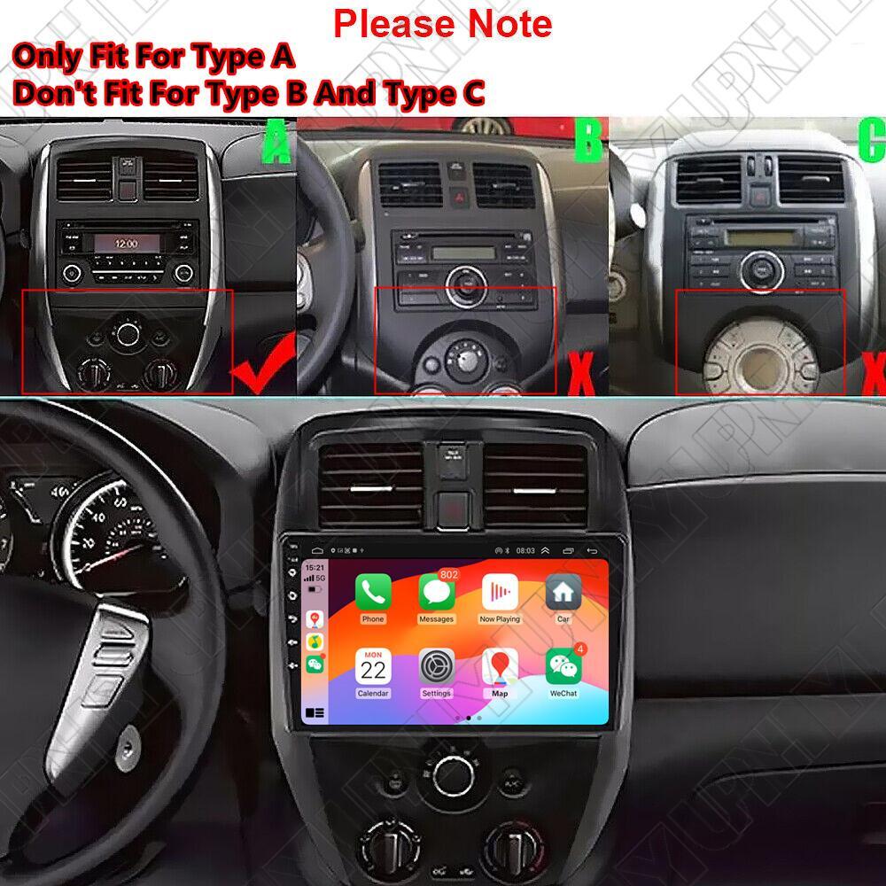 10.1 Android 14.0 Radio Stereo GPS Nav for Nissan Versa Sedan 2015-2019 Carplay