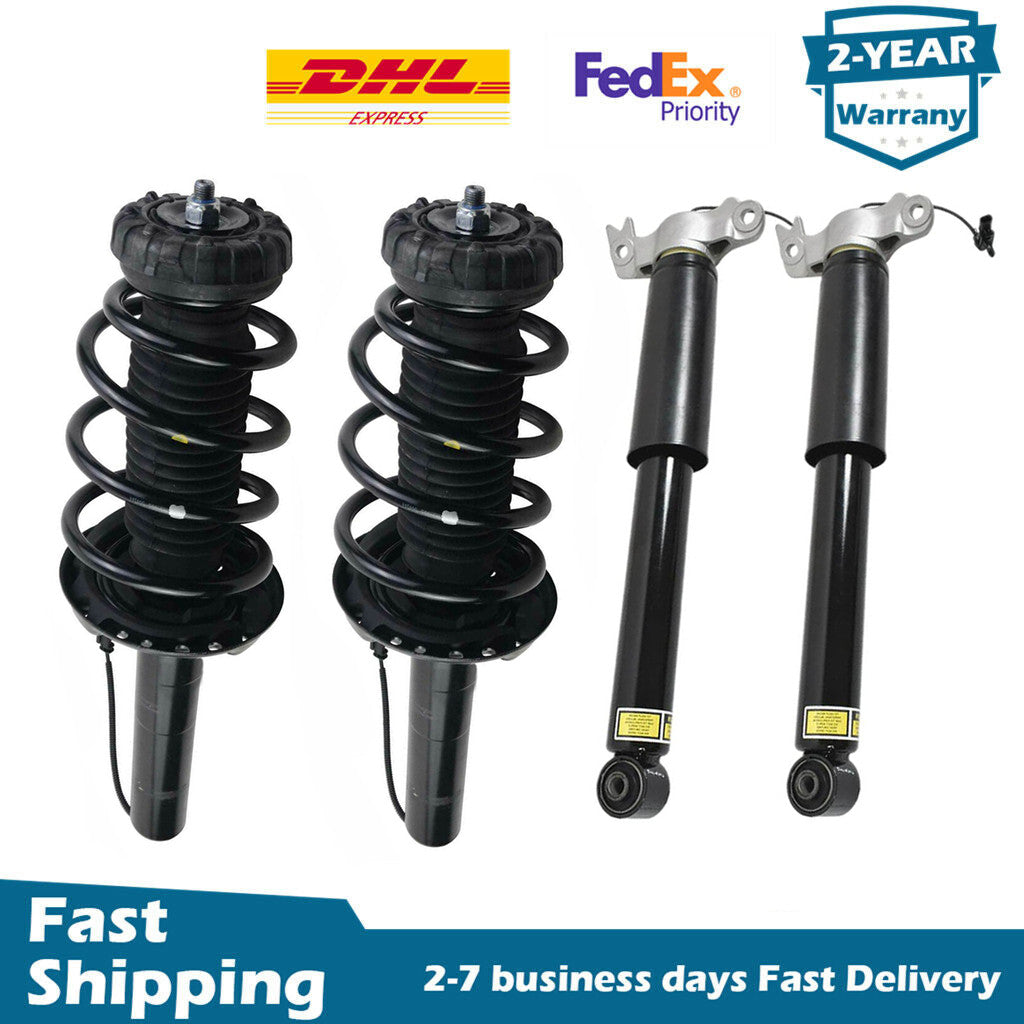 4X Front Rear Shock Absorbers Spring Struts Electric for Cadillac XTS 2013-2019