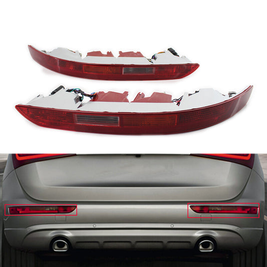 Pair Rear Bumper Reverse Brake Light Tail Lamp Styling for Audi Q5 2009-2016