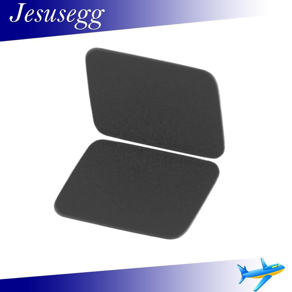 Pair Headlight Washer Cover Cap Unpainted for 2017-2019 for Jaguar XE Left + Right