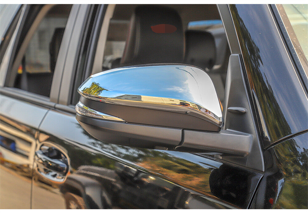 10¡ÁChrome ABS Side Rearview Mirror  Door Handle Cover For Toyot@ 4Runner 2017+