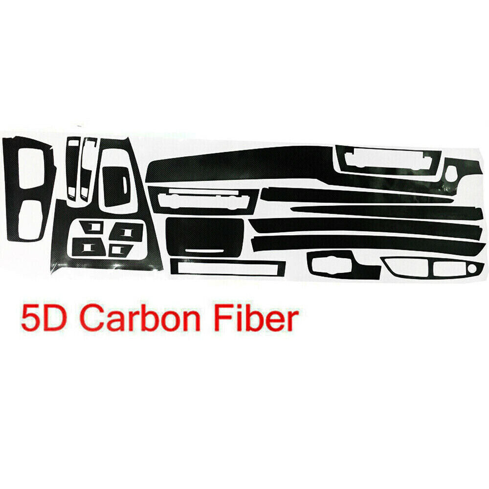 for BMW 5 Series F10 2011-17 528i 535i 550i 5D Carbon Fiber Car Trim Decal Inner