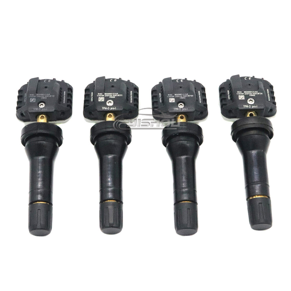 4 new tire pressure sensors (TPMS 802000121AA) for Tiggo 8 PRO, Tiggo 7 PRO, and Tiggo 8