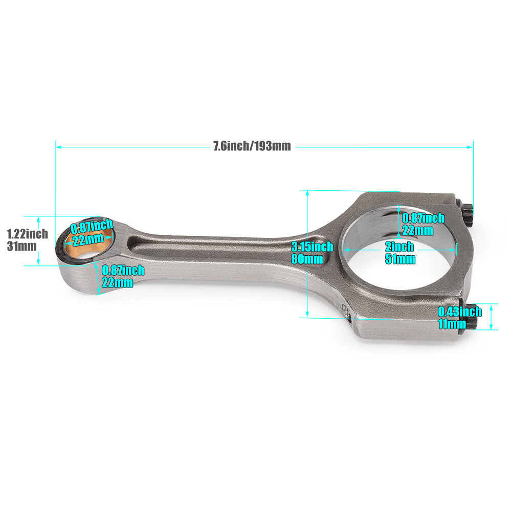 4X Connecting Rod For 2011-20 for Kia Sorento Optima for Hyundai Sonata 2.4L 23510-2G540
