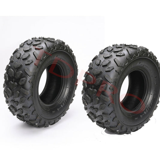 2-pack of 145x70-6 tires, tubeless 145/70-6 tires suitable for all-terrain vehicles, go-karts, four-wheeled bicycles, and coolers.