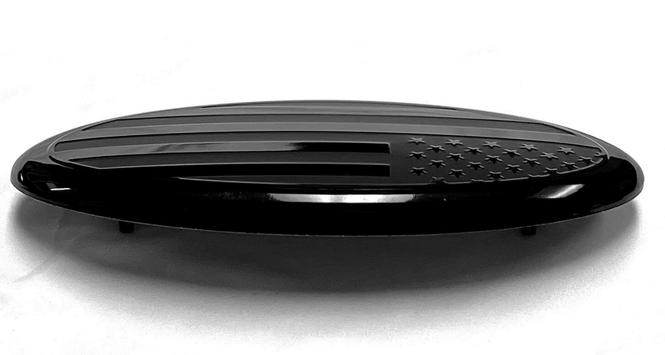 Car hood badge decals  for ford  F150 F250 F350 Black American Flag