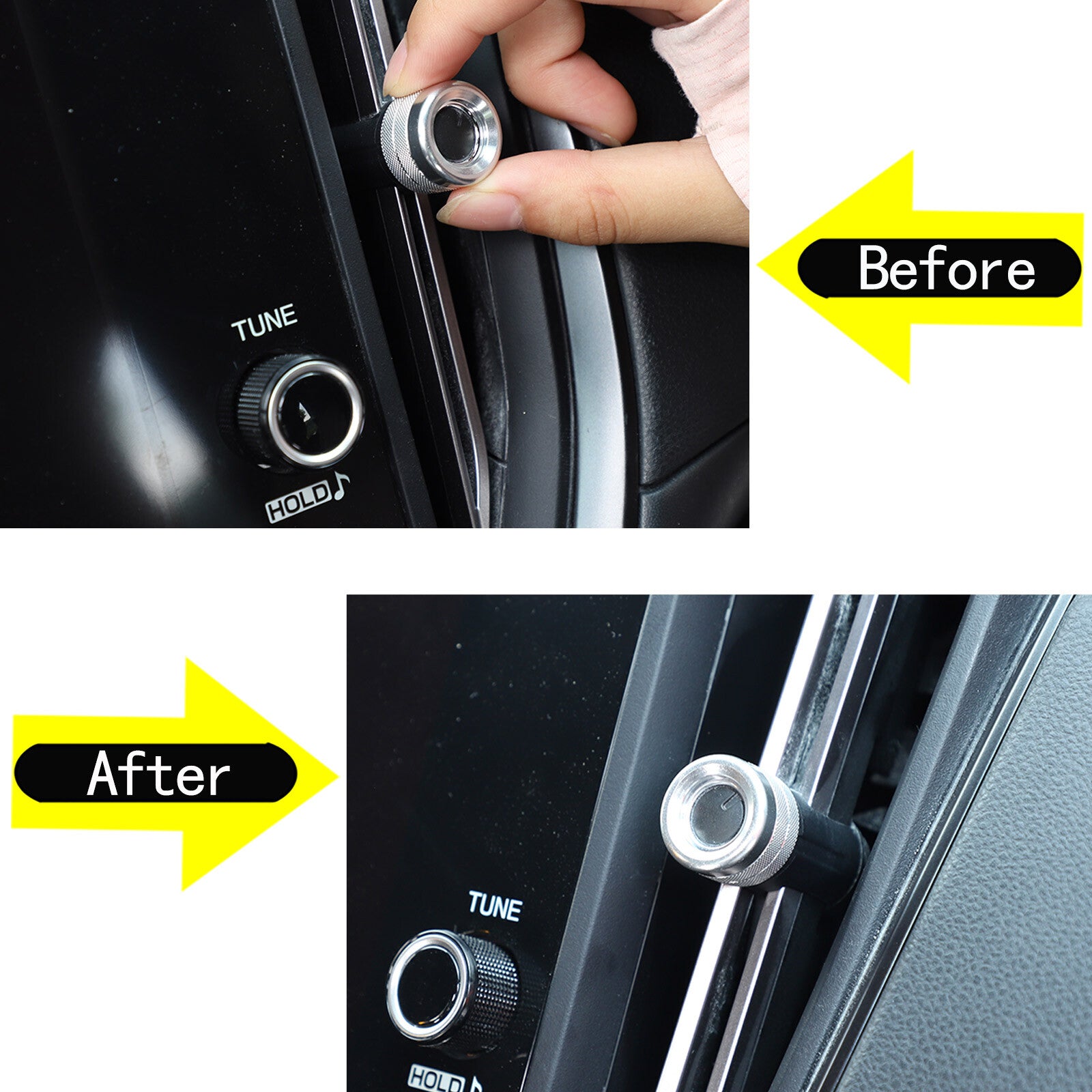 Matte black front and rear door glass liftgate cover trim for Toyota @Tacoma 16-22