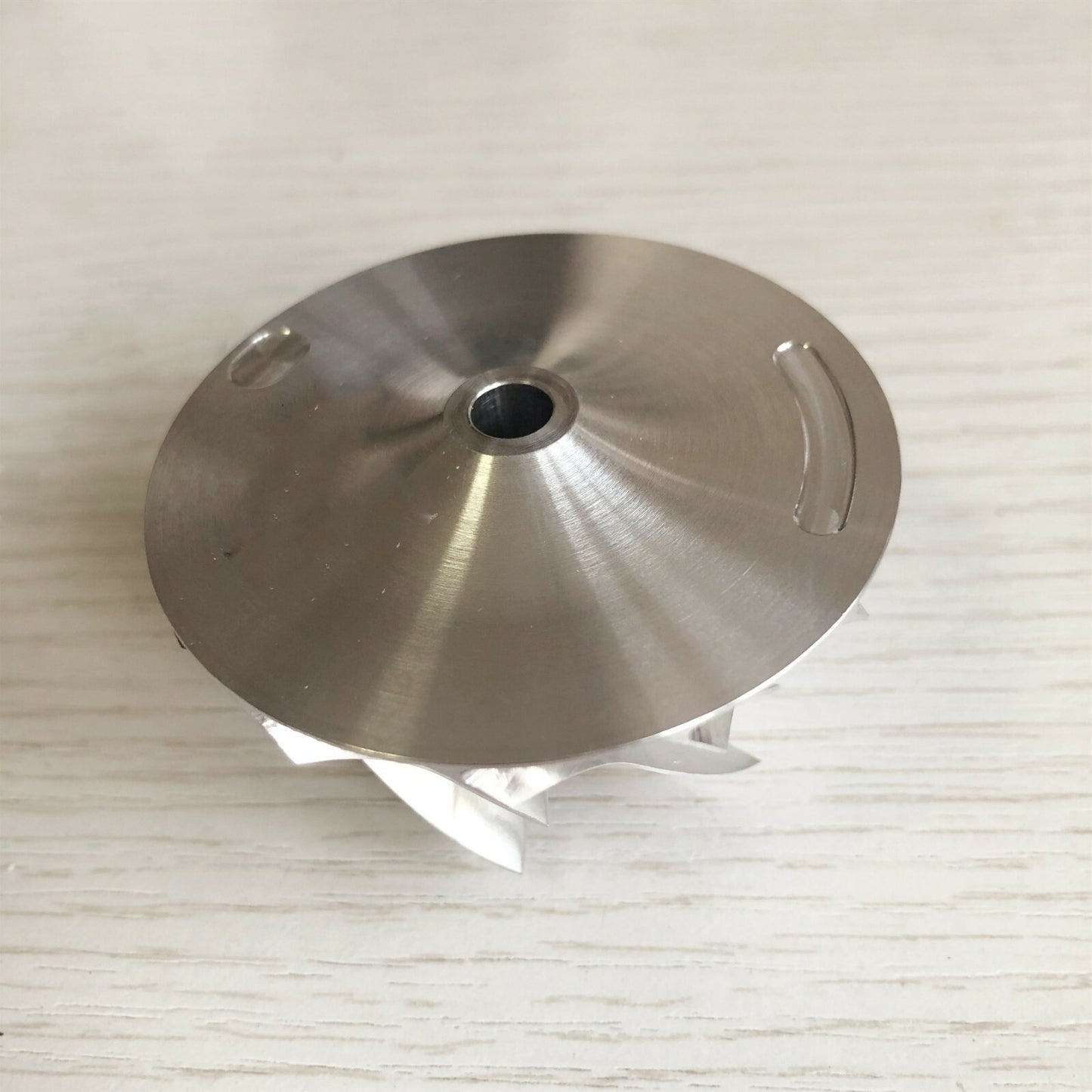 RHF55 43.40/56.03 mm 6+6 Blade Turbine Blank Compressor Wheel