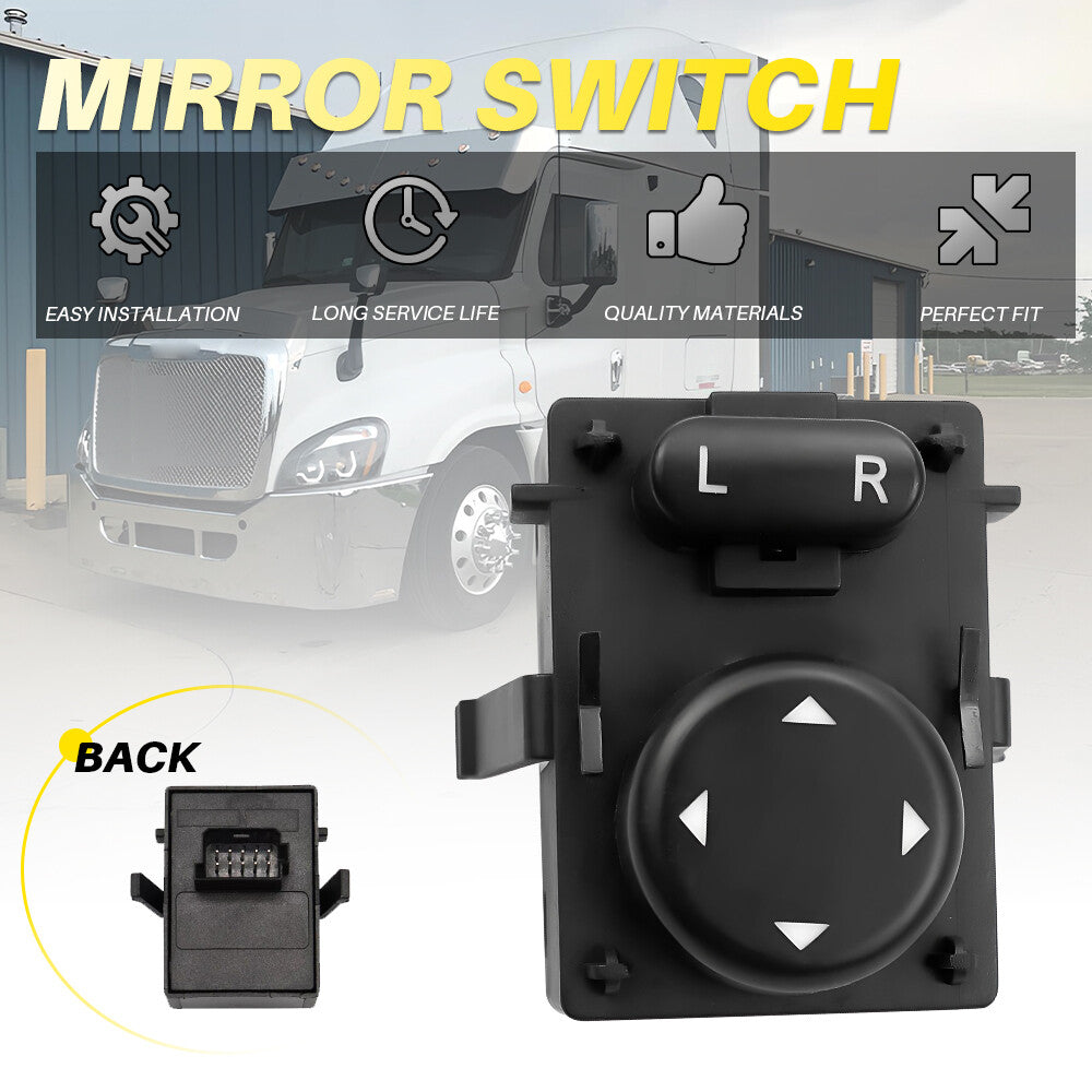 For 2008-2017 for Freightliner Cascadia left rearview mirror control switch B