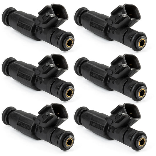 6 Fuel Injectors 0280155784 Fits 1999-2004 for Jeep Grand Cherokee for Wrangler 4.0L