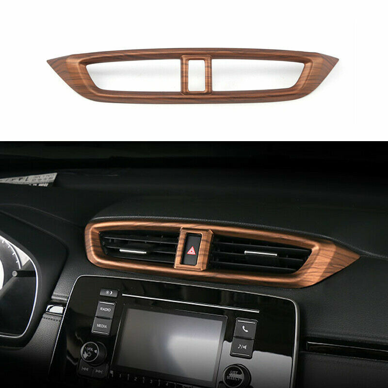 for Honda CR-V 2017-2022 Peach Wood Car Interior Decor Kit Frame Trim Cover 12x
