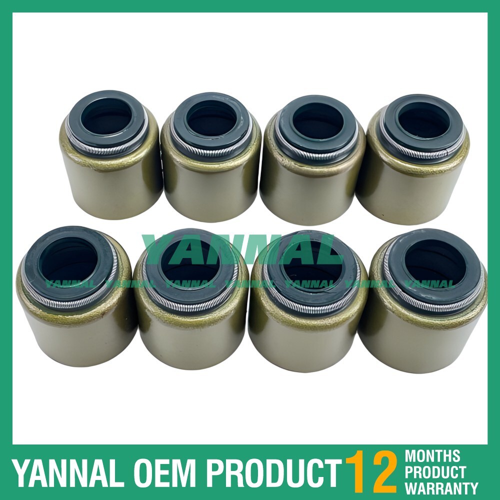 8X Valve Oil Seal for YUNNEI YN38GBZ Diesel Engine Laptop Parts