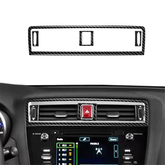Carbon Fiber Center Vent Outlet Cover Trim for Subaru Outback Legacy 2015-2017