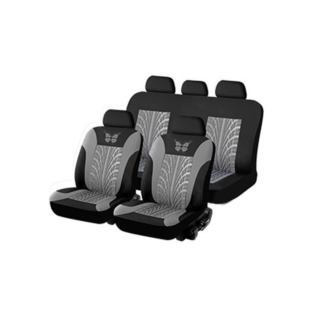 Car for Seat Covers Protectors Grey Full Set Washable Fabric Fit for Toyota for Camry