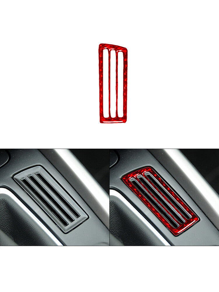 Red Carbon Fiber Transmission Control Trim for Audi Q5 2009-2017