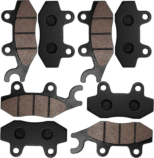 Front Rear Brake Pads for YAMAHA RHINO FHX/FDUX/FSEPX/FSEPX2/FSPX/FXGR/FXR 08-13