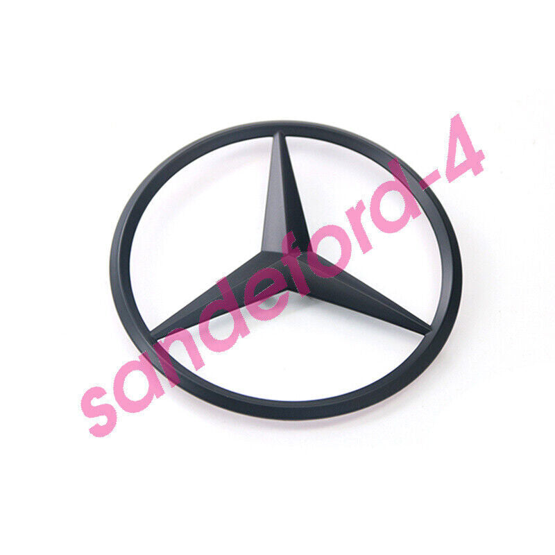 S63 SEDAN AMG Trunk Star Badge MATTE Black Rear Logo for Mercedes S450 S560 W222