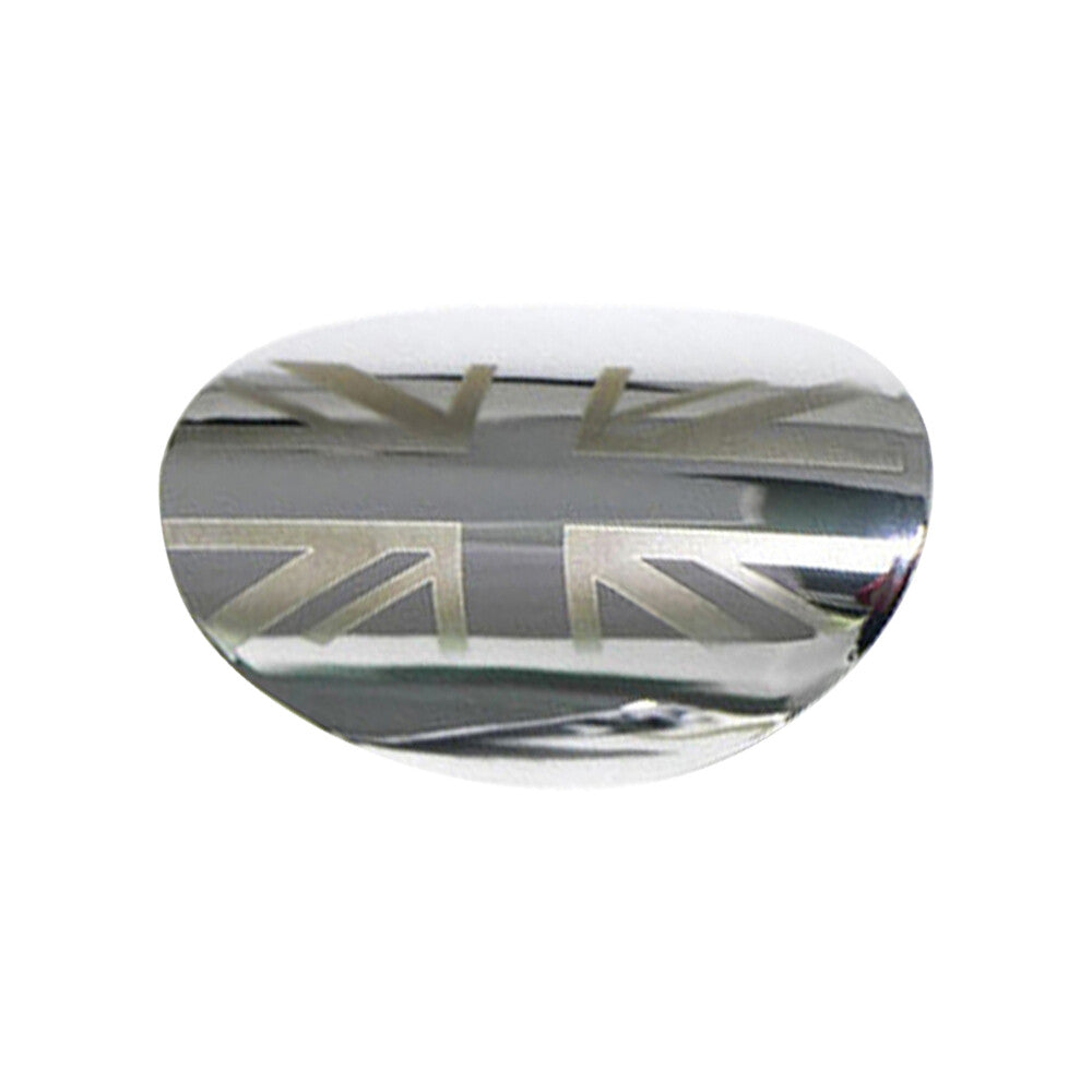 Chrome Union Jack Door Handle Lock Hole Cover Cap Fits 13-19 for Mini Cooper F55 F56