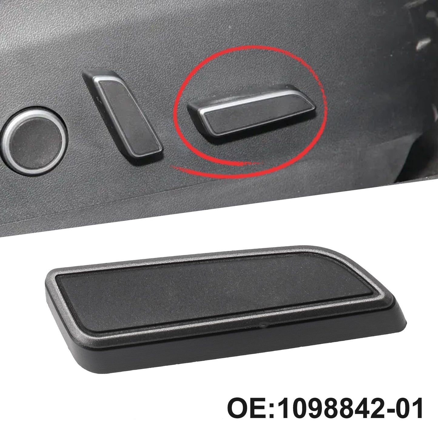 for Tesla Model 3 2021-2023 for Co -pilot Side-Seats Cushion Button 1098842-01-D