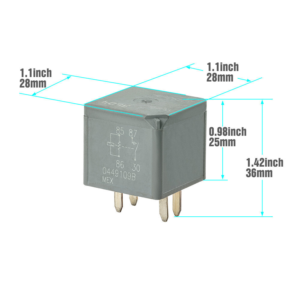 1X 4-Pins Relay Starter for GMC for Chevy for Cadillac for Buick 12193604