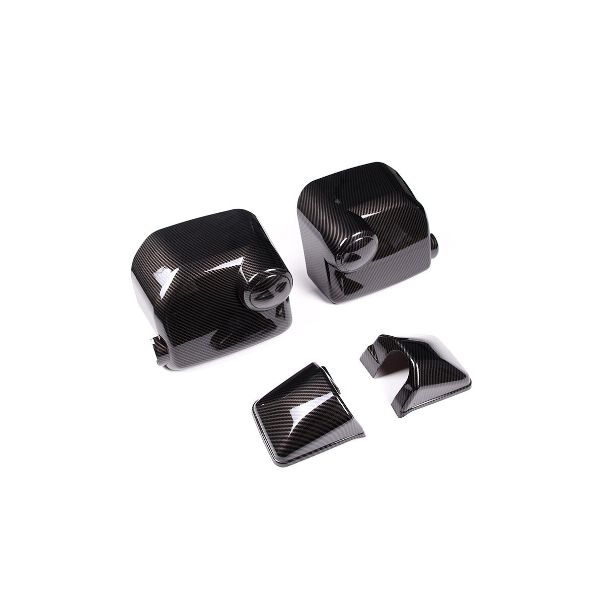 Carbon fiber emergency door lock switch sticker decoration for Corvette C8 2020 - 2024