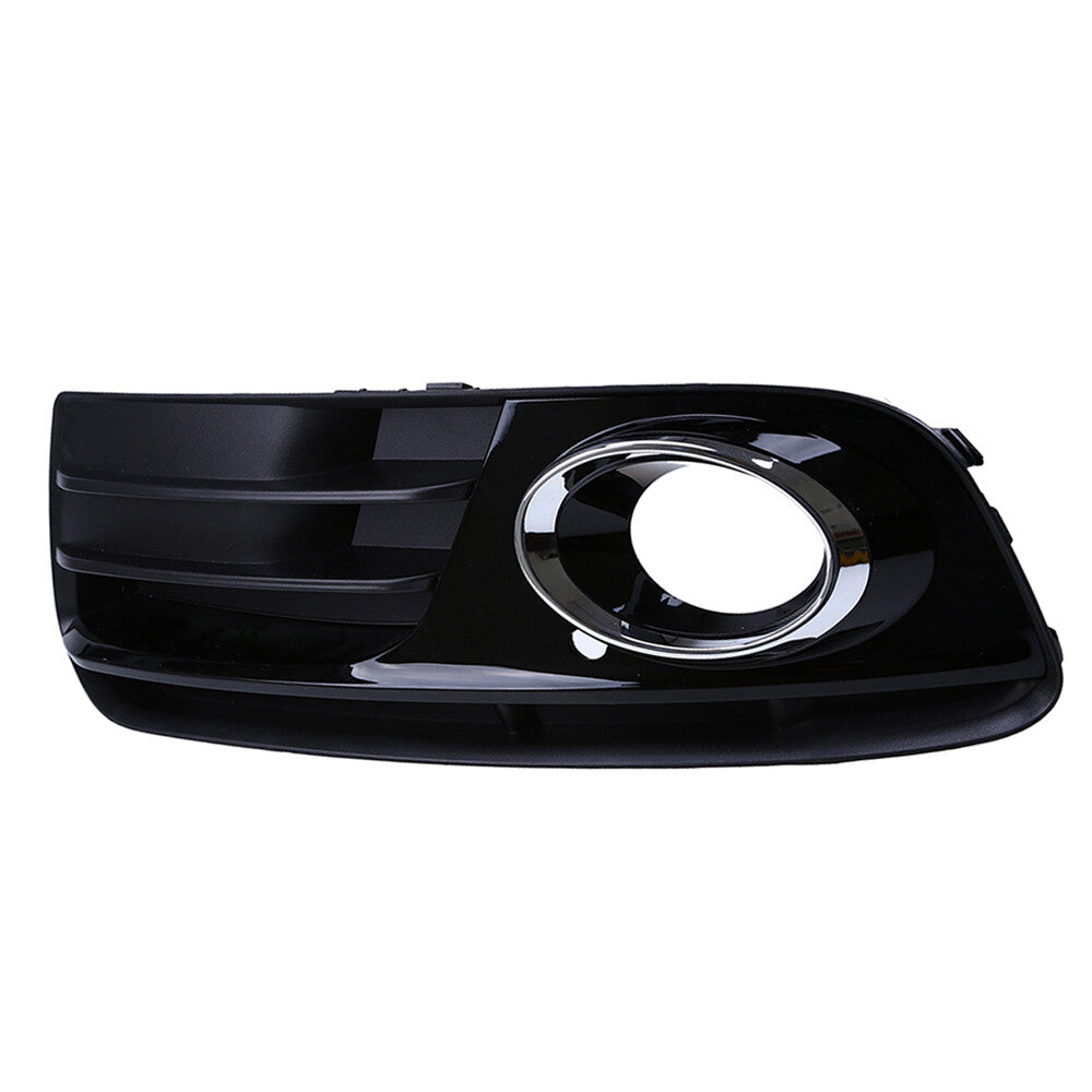 A pair of black front bumper bezels, side grille, and fog light protectors for 2013-2017 for Audi Q5.