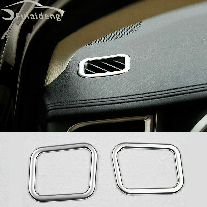 for Toyota Highlander 2014-19 Silver Dashboard Upper Air Vent Outlet Cover Trim