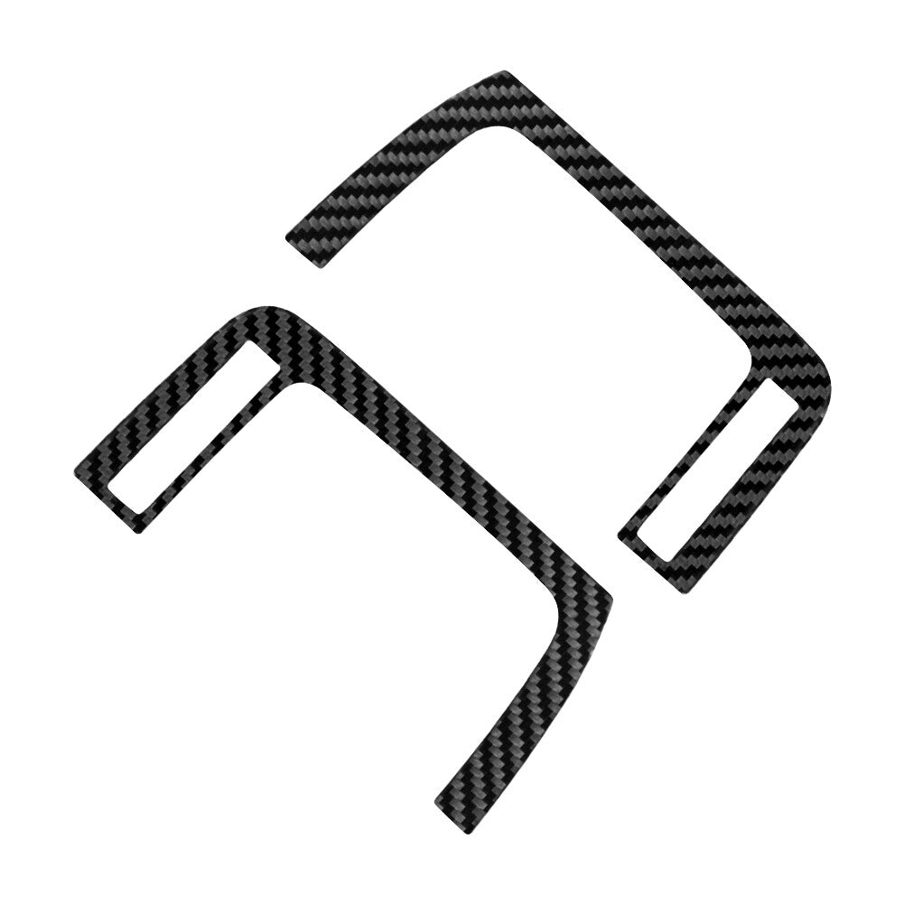 2x Carbon Fiber Front Door Air Vent UP Frame Trim for Honda Ridgeline 2017-2020