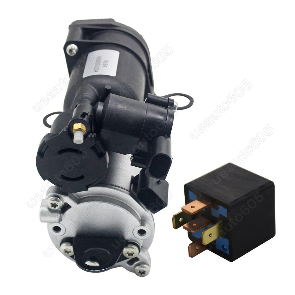 Air Suspension Compressor Pump + Relay for Mercedes W164 ML350 X164 GL450 GL550