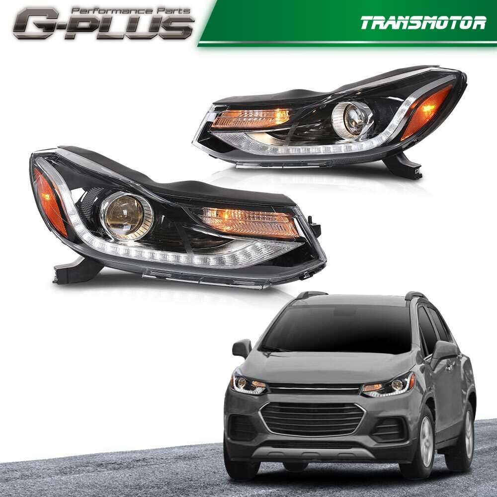 Suitable for 2017-2022 for Chevrolet Trax, a pair of factory projector headlights (LH+RH).