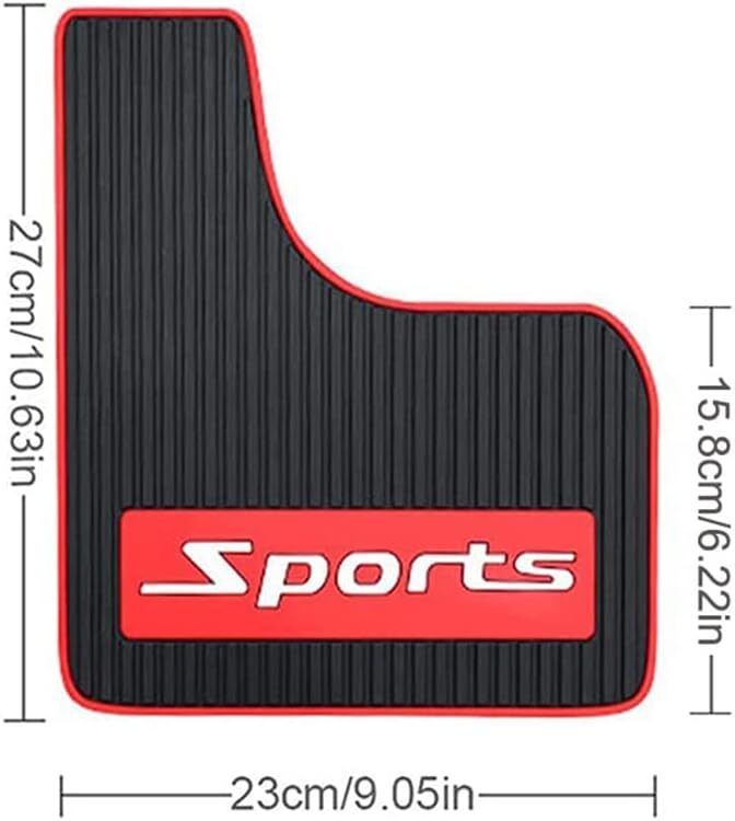 4PCS Car Mud Flaps Splash Guards Universal Auto PVC Mudguard Front  Rear Fender