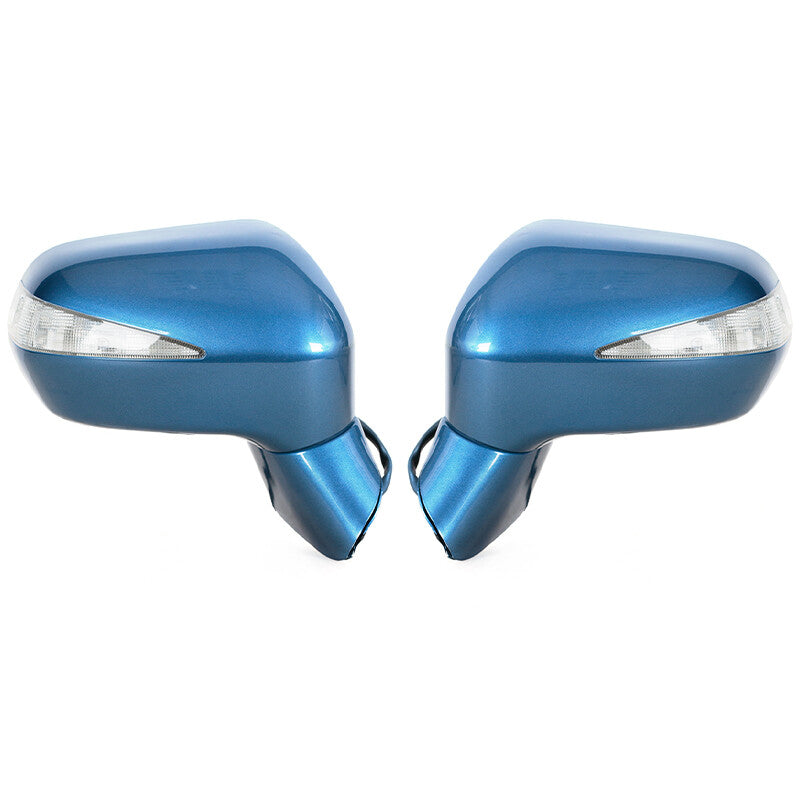 One pair of blue LED 5-pin rearview mirrors suitable for Honda for Civic FA1 FD1 FD2 2006-2011