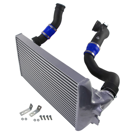 Intercooler +Charge Pipe Kit for BMW 535i F07/F10/F11 640i F12/F13 740i N55 Blue