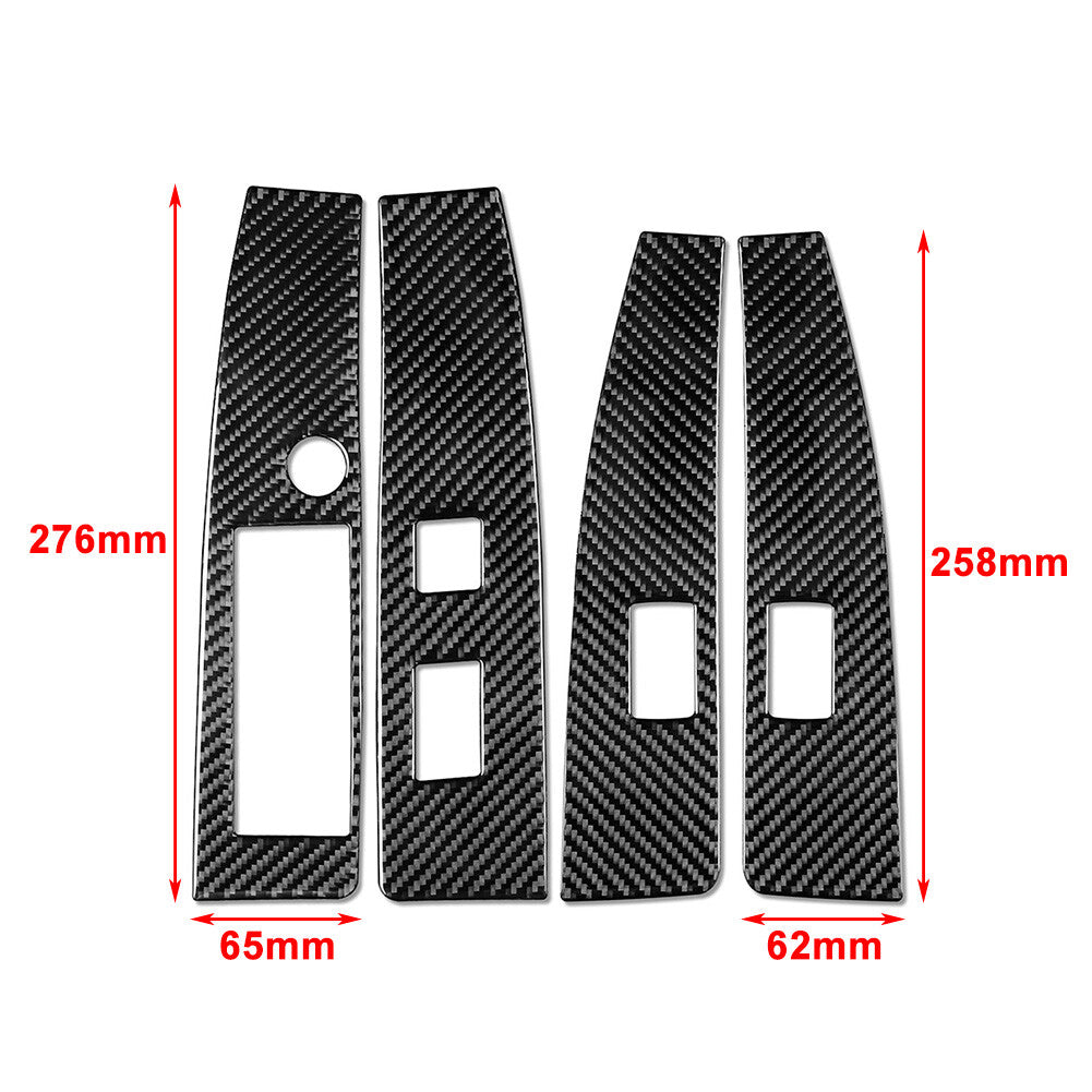 LHD Interior Door Window Lift Switch Control Panel Cover Trim for Toyota Tacoma