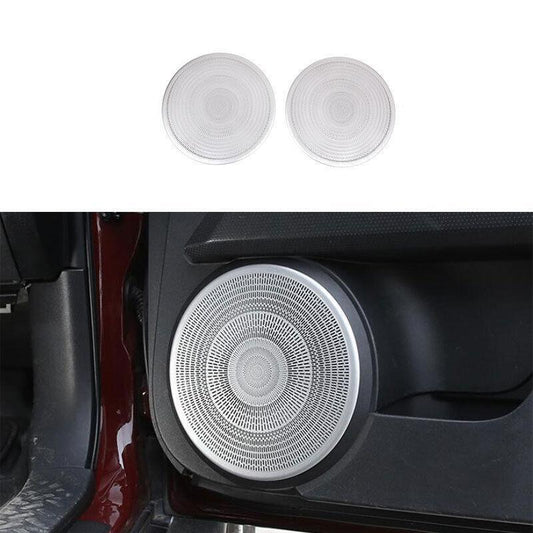 for Toyota FJ Cruiser 2007-2021 Black Titanium Inner Door Horn Cover Trim 2PCS