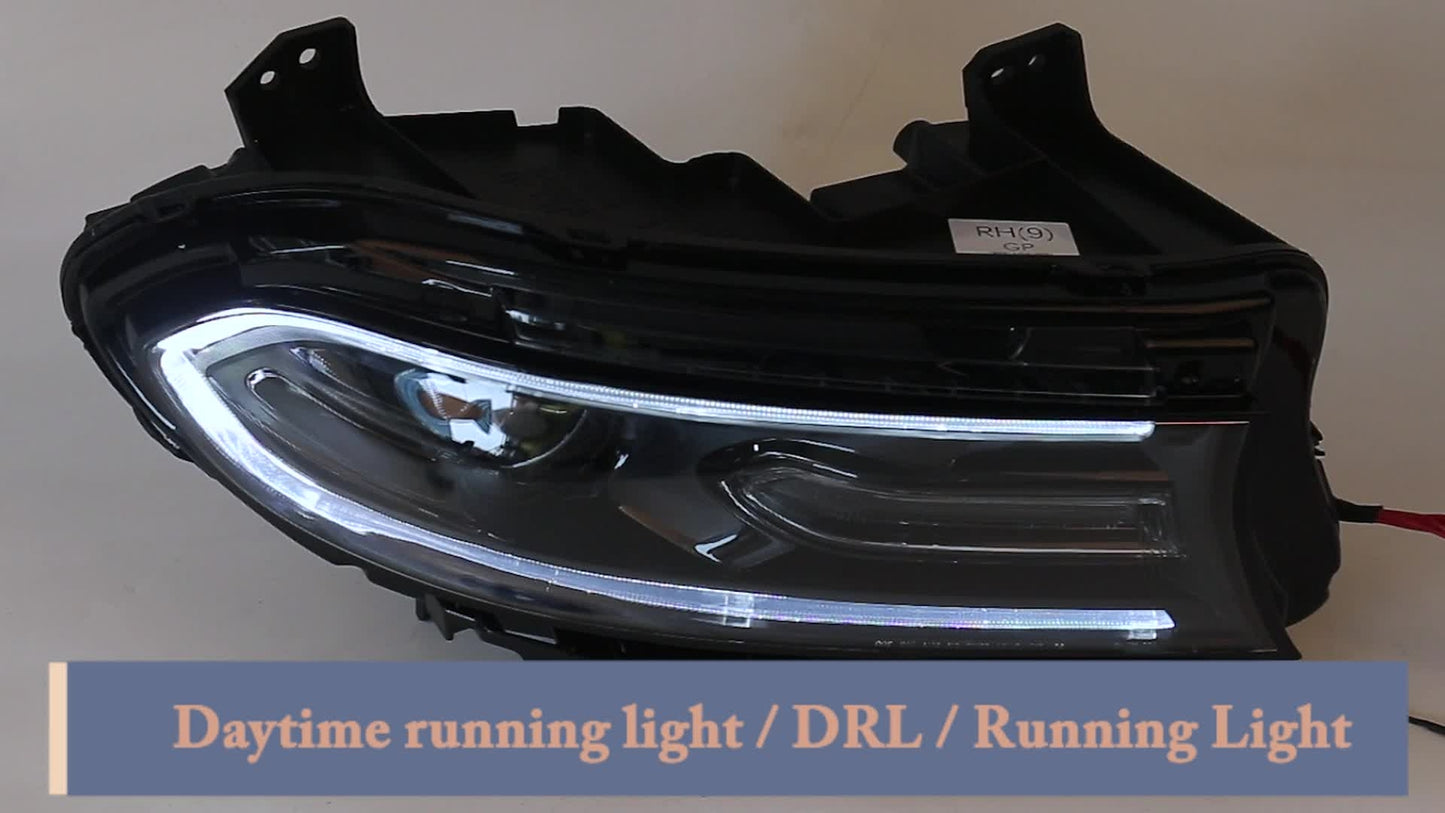 Driver Left HID/Xenon Projector Headlight Assembly for 2015-2023 for Dodge Charger