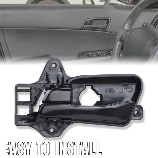 Interior Door Handle For 2009-2012 for Hyundai for Elantra Front Left Driver Side Black
