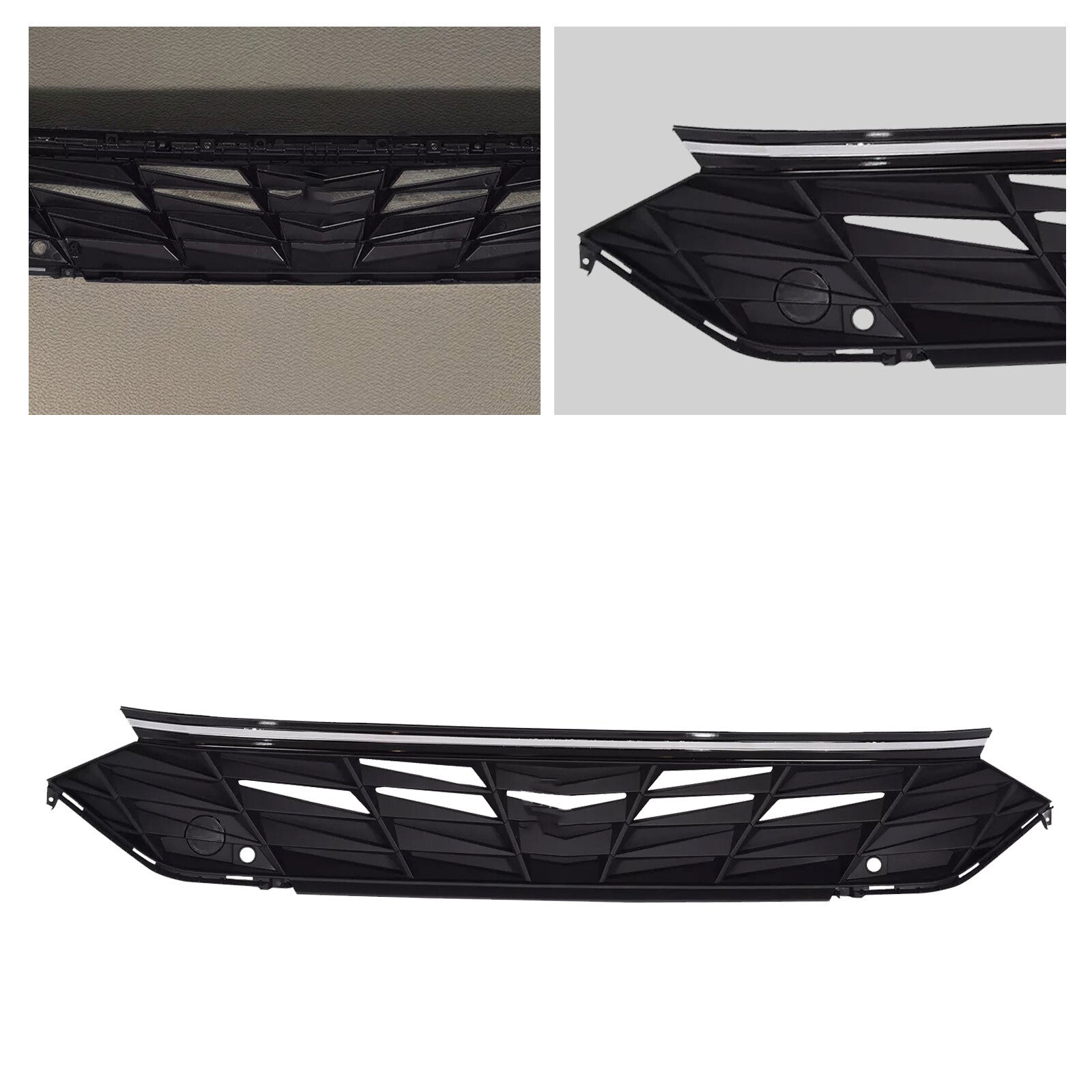 Front Grille with Sensor Holes Without Camera Hole for Hyundai for Elantra 2024-25