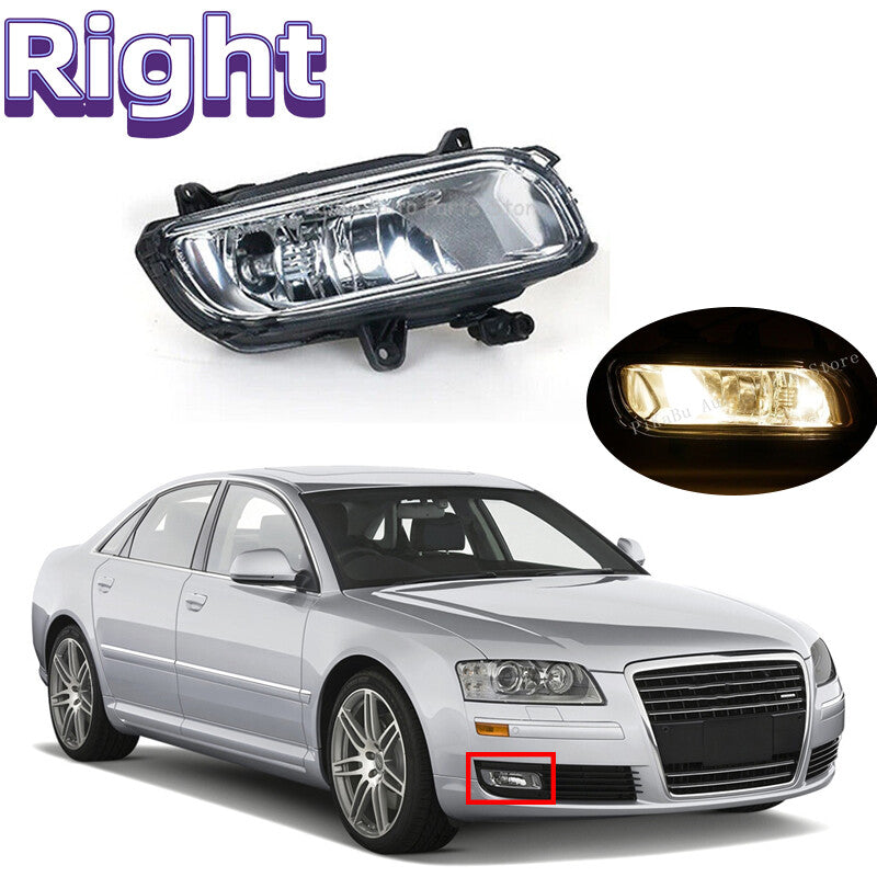 For 2008-2010 for Audi for A8 Quattro for A8 D3 Right Front Bumper Halogen Fog Light Lamp