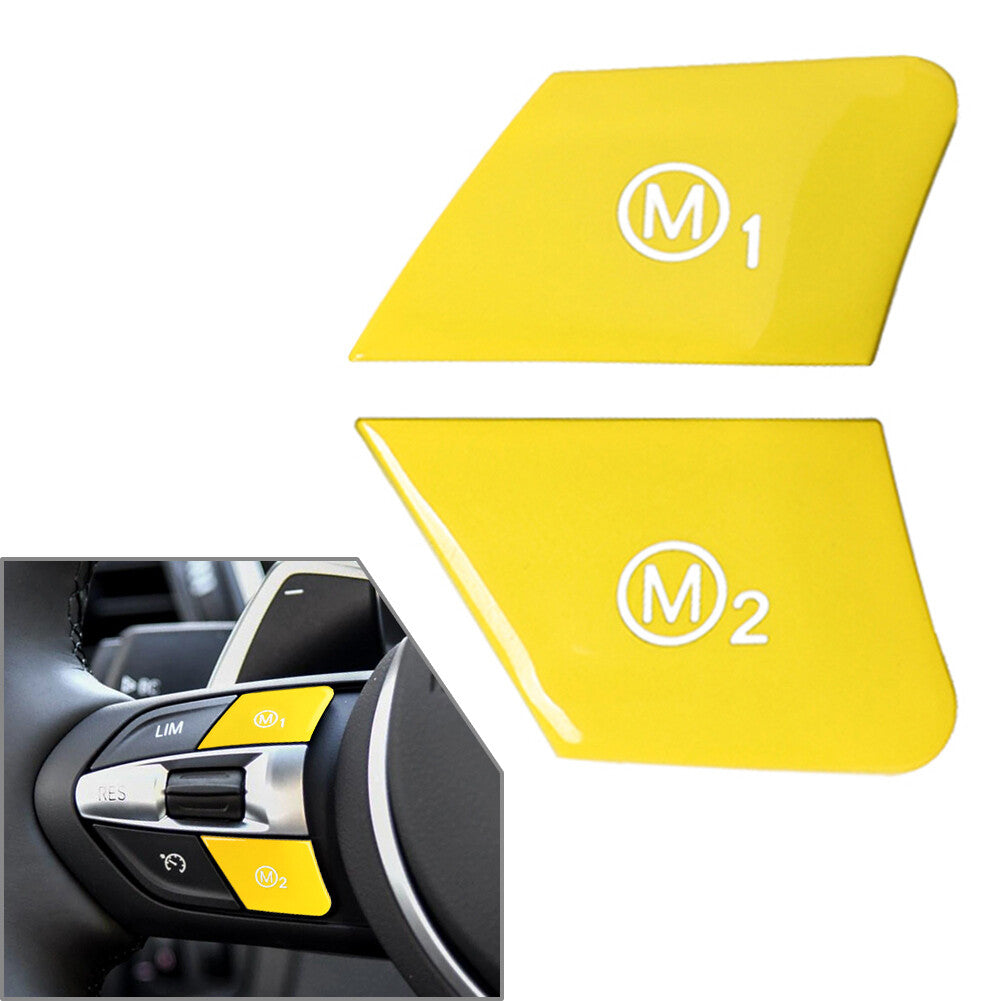 for BMW 1 2 3 4 5 6 Series X5 X6 Steering Wheel M1 M2 Mode Switch Button Cover