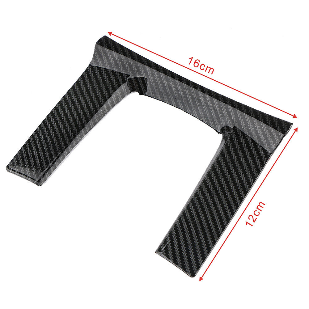 Carbon fiber internal gear shift cover trim for Honda for Civic 16-18 ABS